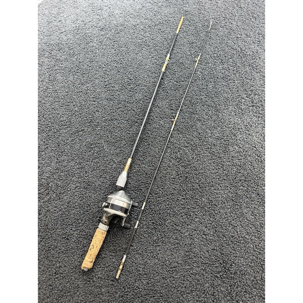 Vintage Zebco 33 Rod and Reel Combo Cork Handle